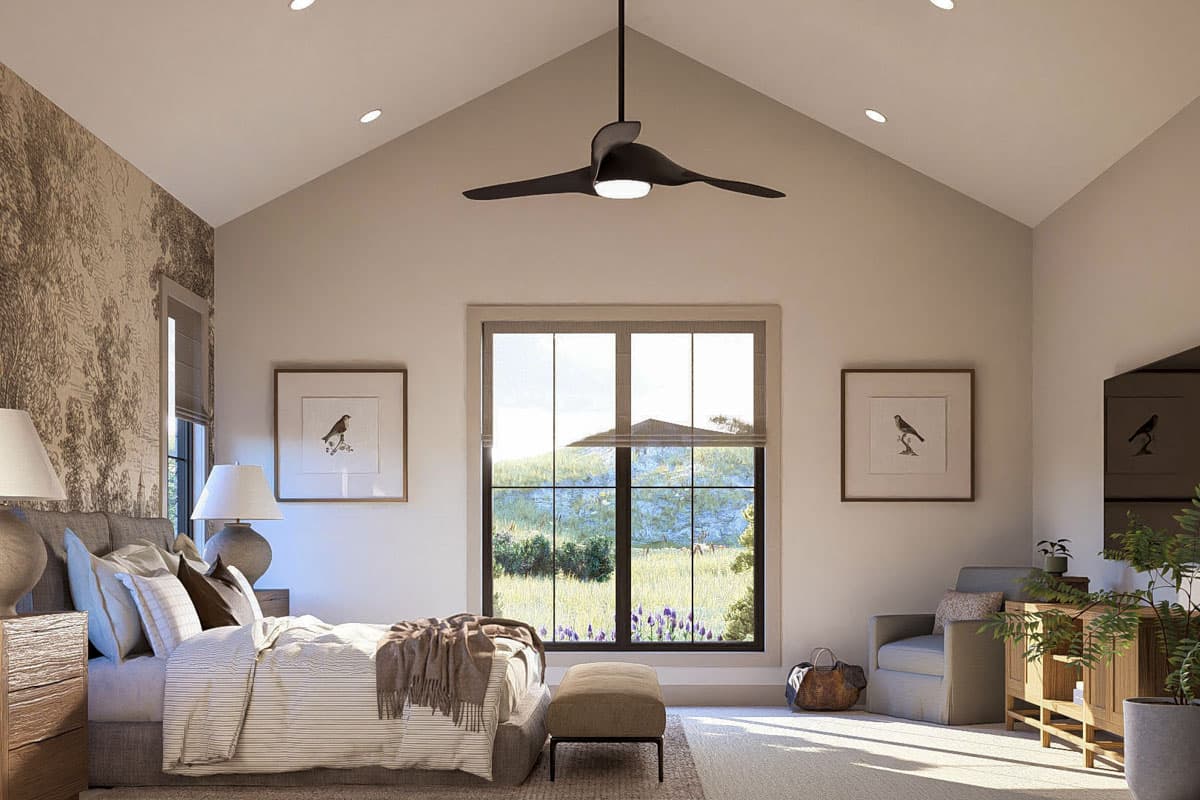 Plan 623453DJ: Single-Story Texas Hill Country House Plan with Courtyard and Angled Garage - 3584 Sq Ft - Image #18 - Hill Country, Mountain, Ranch