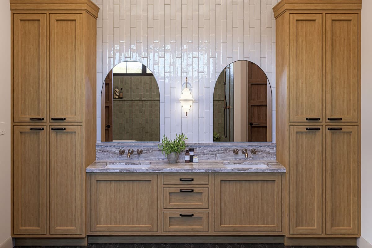 Plan 623453DJ: Single-Story Texas Hill Country House Plan with Courtyard and Angled Garage - 3584 Sq Ft - Image #19 - Hill Country, Mountain, Ranch