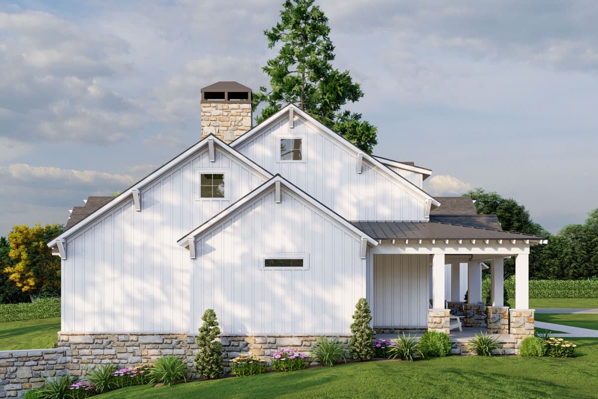 Plan 70904MK: 3-Bed Modern Farmhouse Plan with Bonus Room - 2719 Sq Ft - Image #5 - Contemporary, Country, Modern Farmhouse, New American