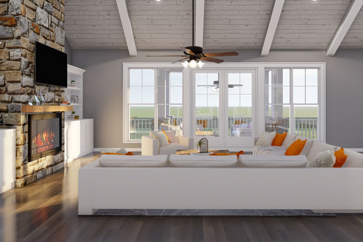 Plan 70904MK: 3-Bed Modern Farmhouse Plan with Bonus Room - 2719 Sq Ft - Image #15 - Contemporary, Country, Modern Farmhouse, New American