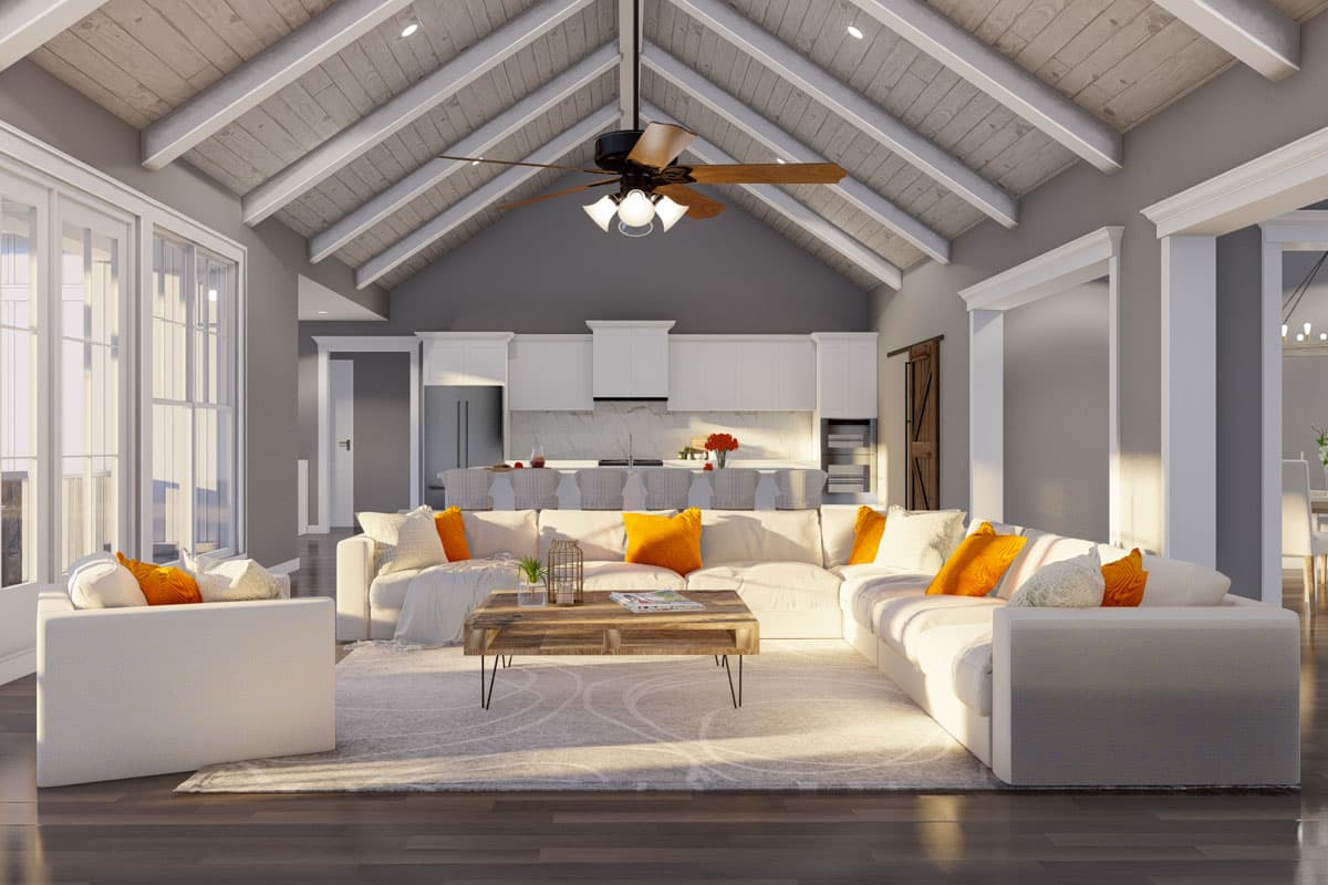Plan 70904MK: 3-Bed Modern Farmhouse Plan with Bonus Room - 2719 Sq Ft - Image #17 - Contemporary, Country, Modern Farmhouse, New American