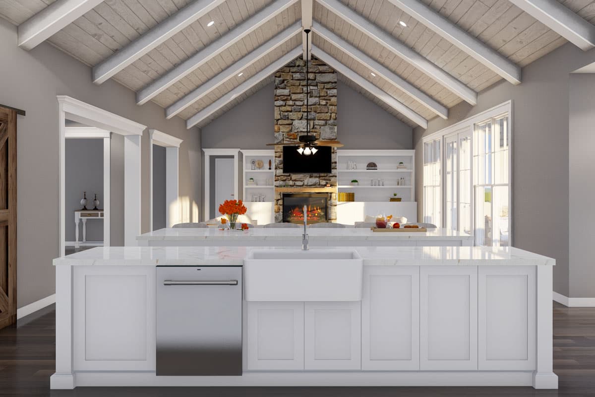 Plan 70904MK: 3-Bed Modern Farmhouse Plan with Bonus Room - 2719 Sq Ft - Image #10 - Contemporary, Country, Modern Farmhouse, New American