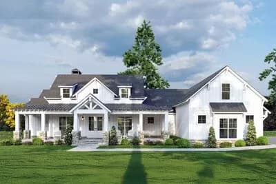 3-Bed Modern Farmhouse Plan with Bonus Room - 2719 Sq Ft