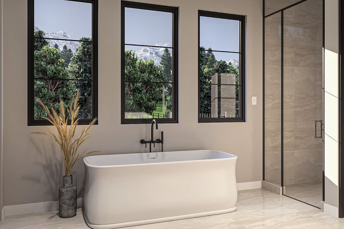 Plan 623454DJ: 3-Bed Single-Story Modern House Plan with Flex Room - 2574 Sq Ft - Image #20 - Contemporary, Modern