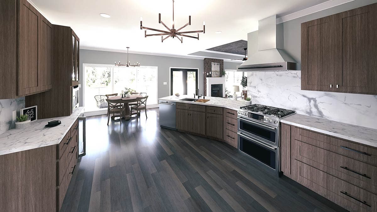 Plan 25051DH: 4-Bed Country Ranch House Plan with Split-Bedroom - 2020 Sq Ft - Image #10 - Country, Farmhouse, Ranch