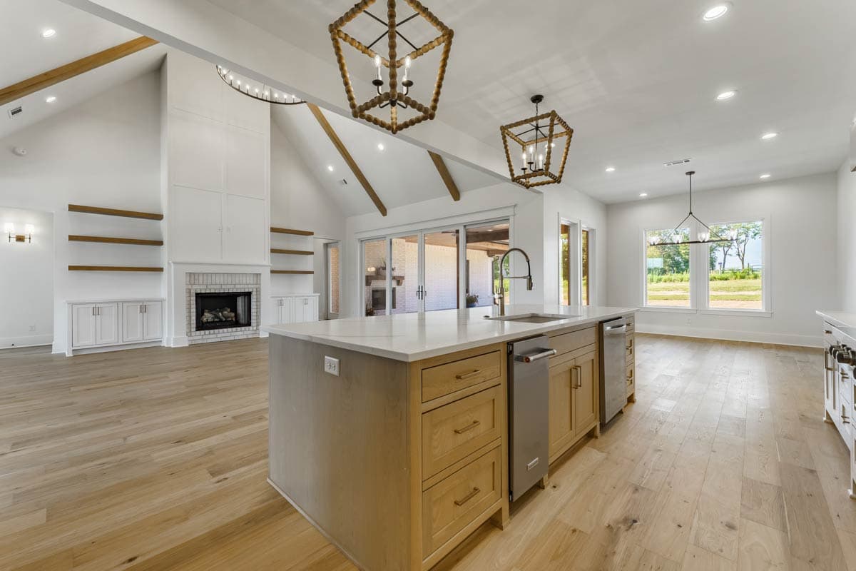 Plan 818156JSS: Transitional House Plan with 4 Beds and Outdoor Living Space - 3697 Sq Ft - Image #9 - Country, Farmhouse, Modern Farmhouse, New American, Transitional