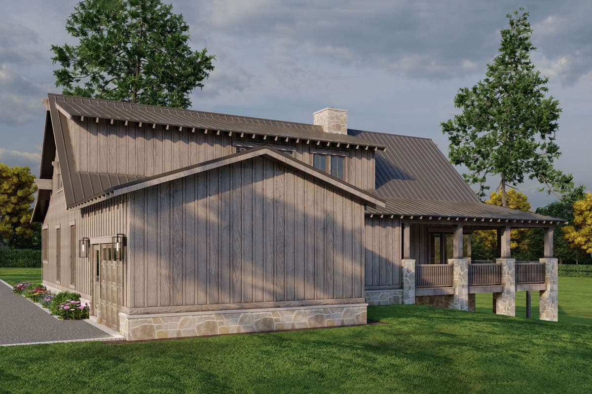 Plan 70906MK: Two-Story Lake House Plan with Wrap-Around Porch - 2706 Sq Ft - Image #10 - Country, Craftsman, Mountain, Rustic