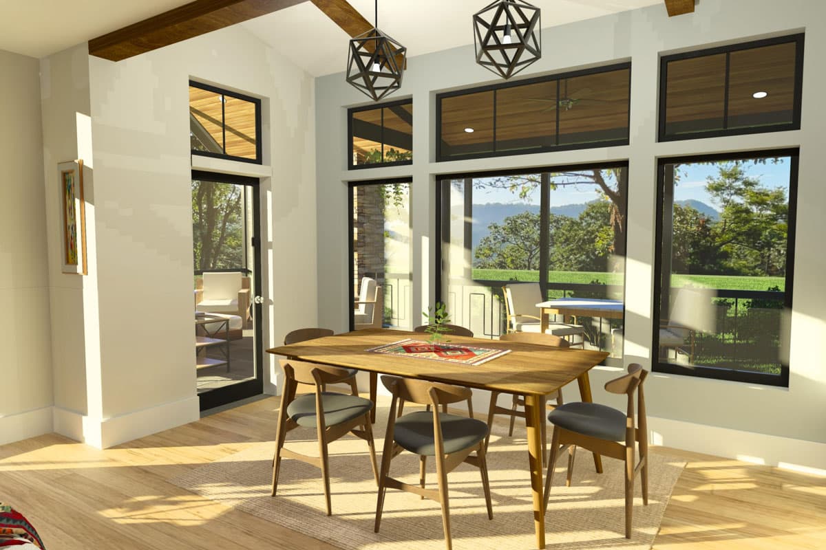 Plan 765056TWN: 5-Bedroom Lake House Plan with Two Master Suites - 2998 Sq Ft - Image #8 - Craftsman, Mountain, Traditional