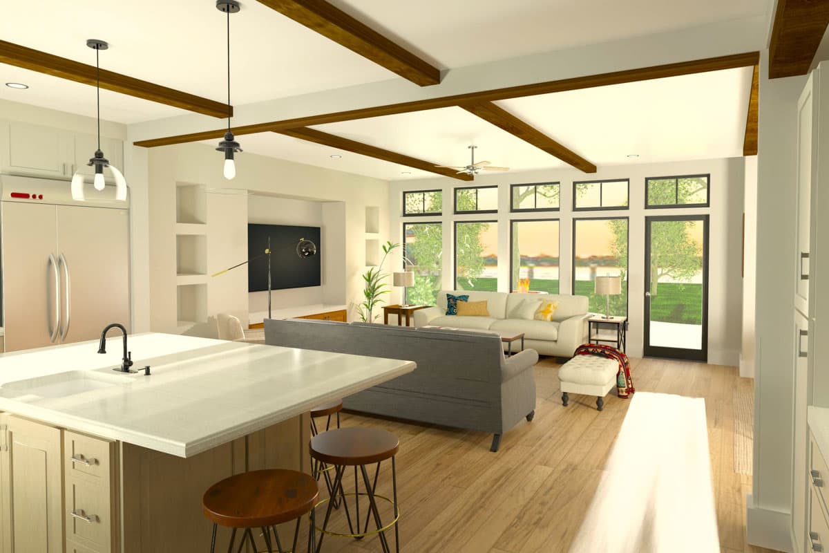 Plan 765056TWN: 5-Bedroom Lake House Plan with Two Master Suites - 2998 Sq Ft - Image #14 - Craftsman, Mountain, Traditional