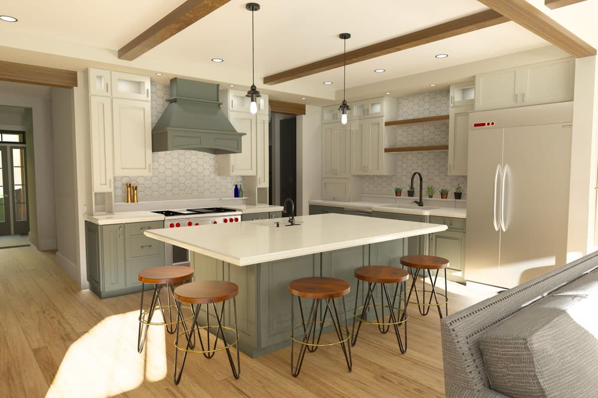 Plan 765056TWN: 5-Bedroom Lake House Plan with Two Master Suites - 2998 Sq Ft - Image #13 - Craftsman, Mountain, Traditional