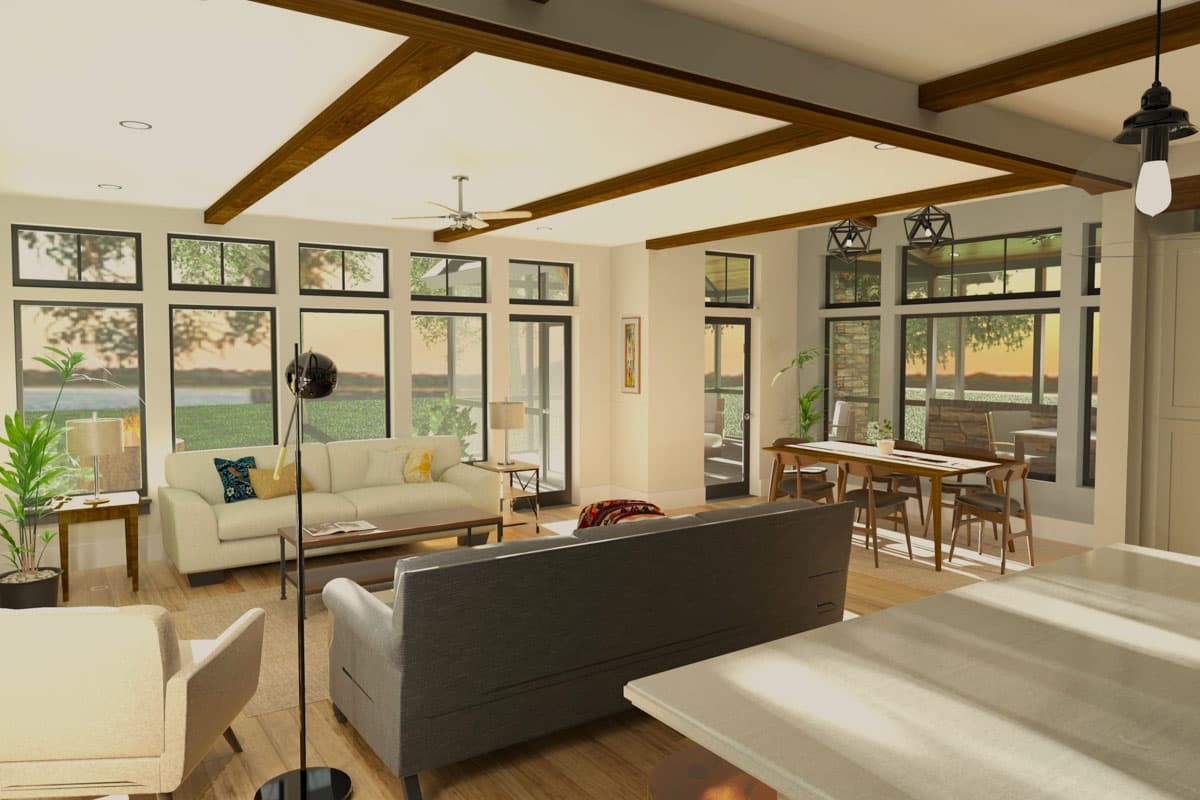 Plan 765056TWN: 5-Bedroom Lake House Plan with Two Master Suites - 2998 Sq Ft - Image #15 - Craftsman, Mountain, Traditional