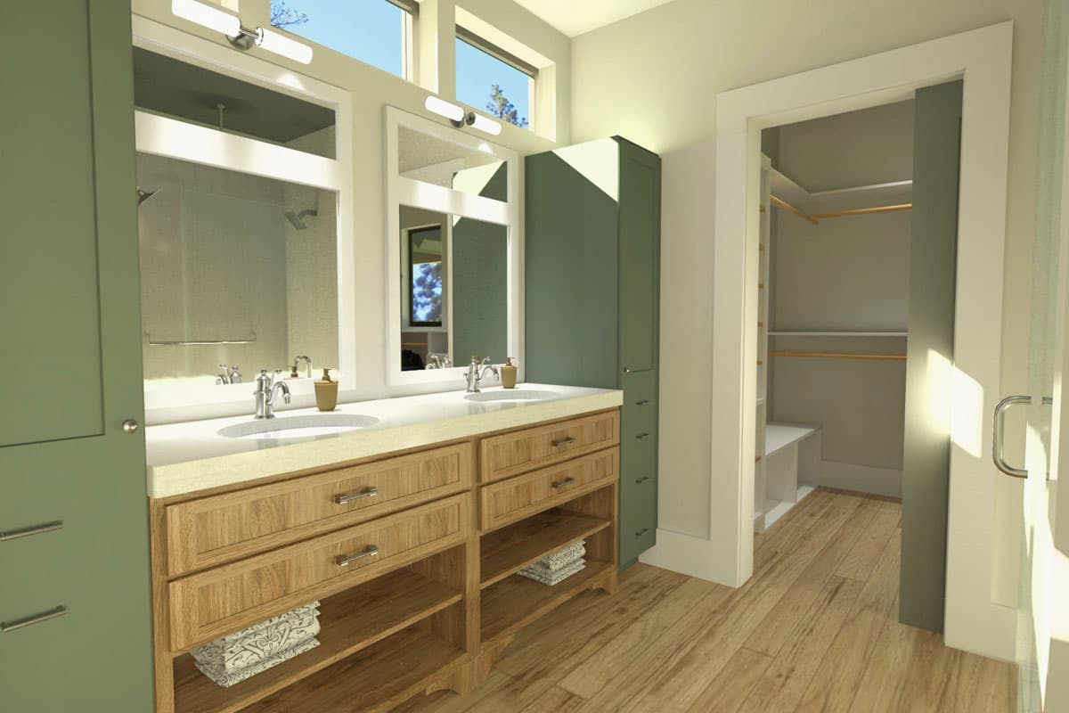 Plan 765056TWN: 5-Bedroom Lake House Plan with Two Master Suites - 2998 Sq Ft - Image #18 - Craftsman, Mountain, Traditional