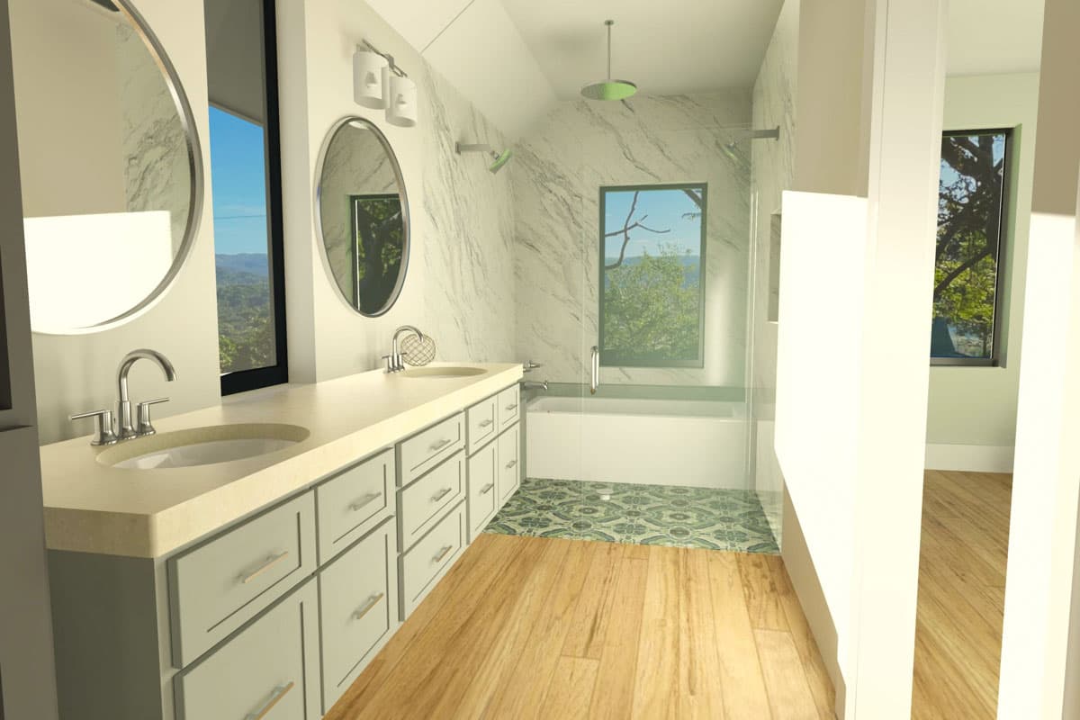 Plan 765056TWN: 5-Bedroom Lake House Plan with Two Master Suites - 2998 Sq Ft - Image #19 - Craftsman, Mountain, Traditional