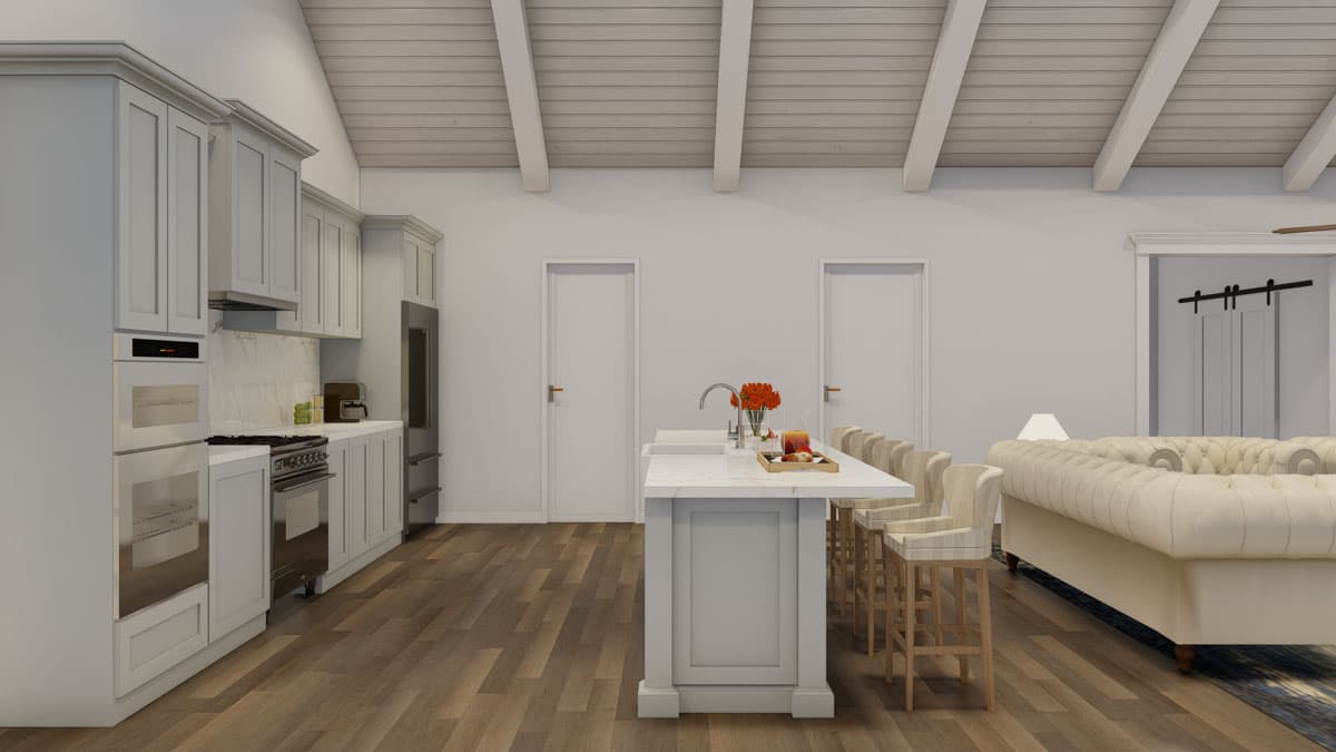 Plan 70907MK: Single-Story Farmhouse Plan with Vaulted Great Room - 2330 Sq Ft - Image #14 - Cottage, Country, Farmhouse
