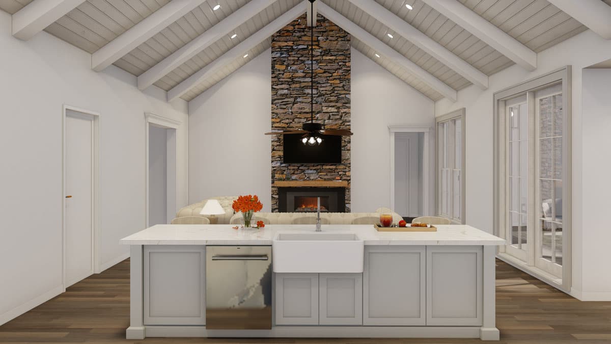 Plan 70907MK: Single-Story Farmhouse Plan with Vaulted Great Room - 2330 Sq Ft - Image #17 - Cottage, Country, Farmhouse