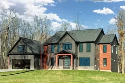 Transitional Two-Story House Plan with Bonus Room - 3995 Sq Ft