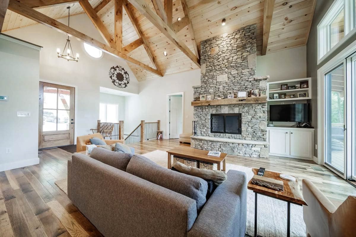 Plan 18722CK: One-Story Mountain House Plan with Outdoor Fireplace - 3206 Sq Ft - Image #9 - Country, Craftsman, Mountain, Rustic