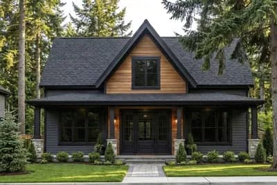 2-Bedroom Modern Farmhouse Cottage Under 1000 Sq Ft