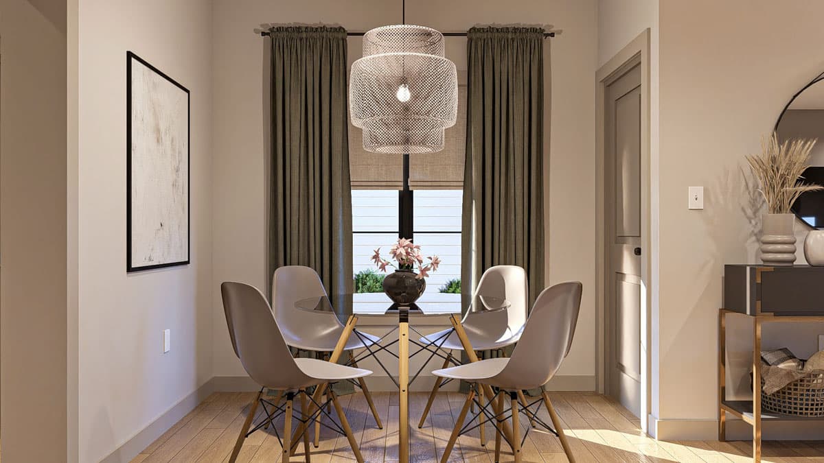 Plan 623458DJ: Two-Story Traditional House Plan for Narrow Lot Under 1700 Sq Ft - Image #13 - Traditional, Transitional