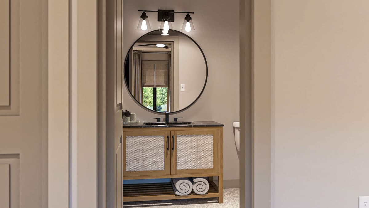 Plan 623458DJ: Two-Story Traditional House Plan for Narrow Lot Under 1700 Sq Ft - Image #16 - Traditional, Transitional