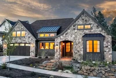 3-Bed French Country Cottage Plan with Private Master Wing - 2074 Sq Ft
