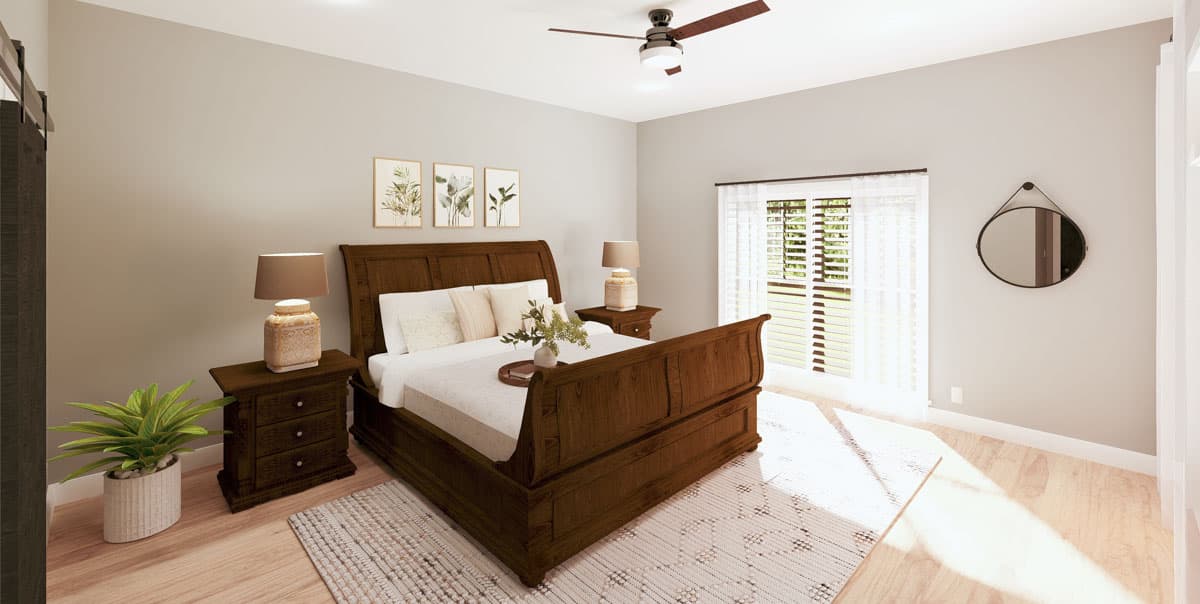 Plan 25052DH: 4-Bed Barndominium House Plan with Vaulted Great Room - 2519 Sq Ft - Image #12 - Barndominium, Country, Farmhouse, Ranch