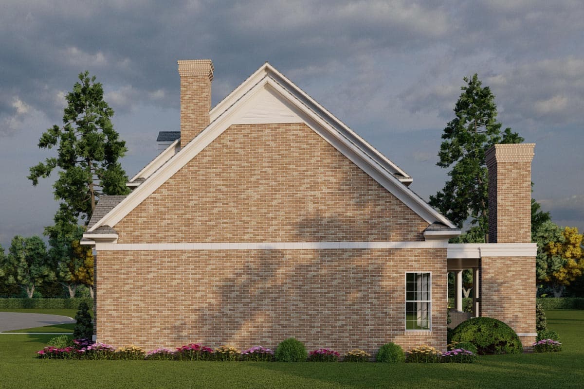 Plan 59000ND: 4-Bed Traditional Brick Colonial House Plan with Closed Floor Plan - 4996 Sq Ft - Image #9 - Colonial, Georgian, Southern, Traditional