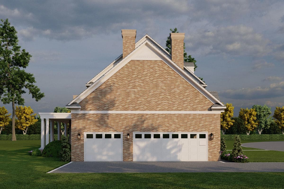 Plan 59000ND: 4-Bed Traditional Brick Colonial House Plan with Closed Floor Plan - 4996 Sq Ft - Image #13 - Colonial, Georgian, Southern, Traditional