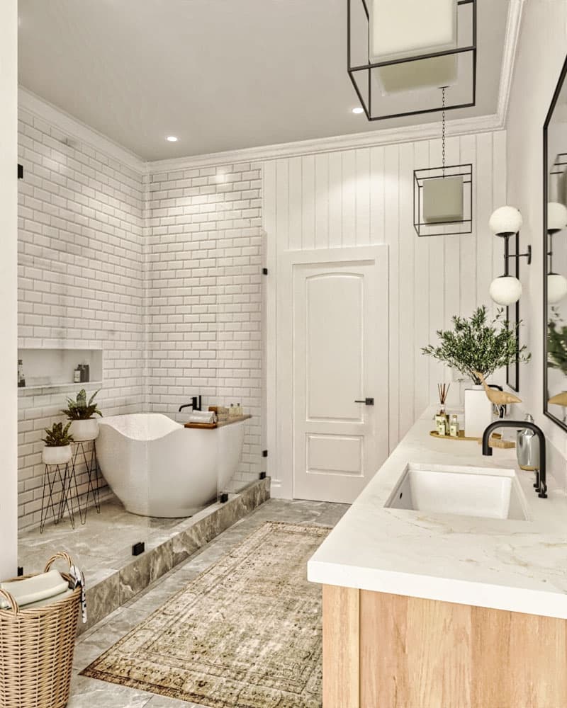 Plan 25839GE: 3-Bed Contemporary Lake House Plan With Front-Sloping Lot - 2890 Sq Ft - Image #21 - Contemporary