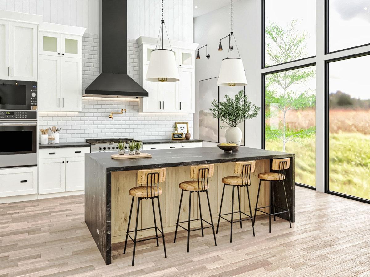 Plan 25839GE: 3-Bed Contemporary Lake House Plan With Front-Sloping Lot - 2890 Sq Ft - Image #17 - Contemporary