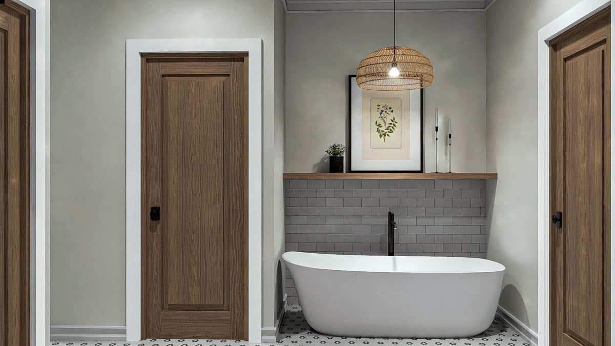 Plan 623459DJ: 3-Bed Country House Plan with Jack and Jill Bath - 1953 Sq Ft - Image #17 - Country, New American, Ranch, Traditional, Transitional