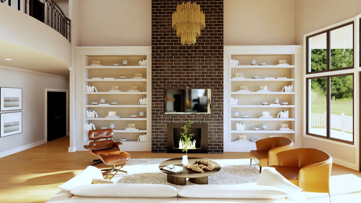 Plan 135317GRA: Two-Story New American House Plan with Home Office and Media Room - 4749 Sq Ft - Image #11 - Craftsman, Mountain, New American, Transitional