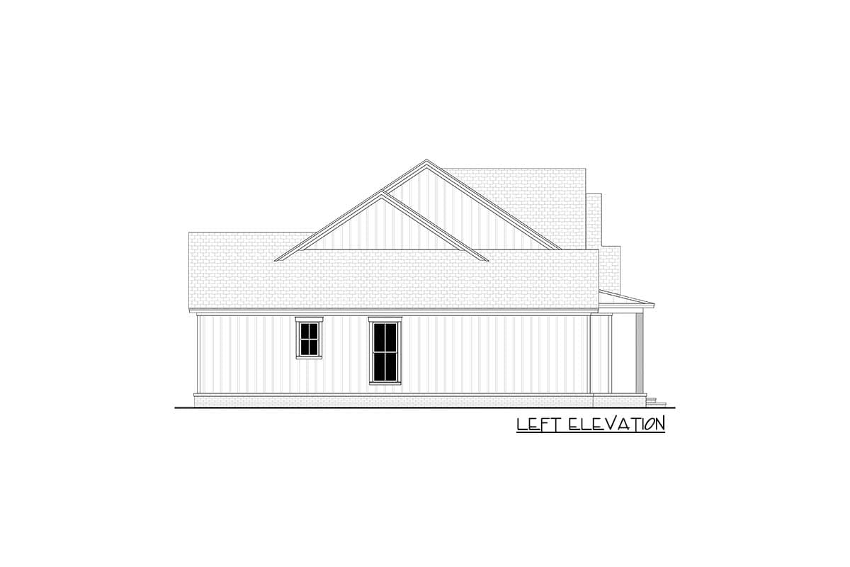 Plan 51987HZ: Spacious Modern Farmhouse House Plan with 4 Beds, Office, and Outdoor Living - Image #14 - Country, Modern Farmhouse, Traditional