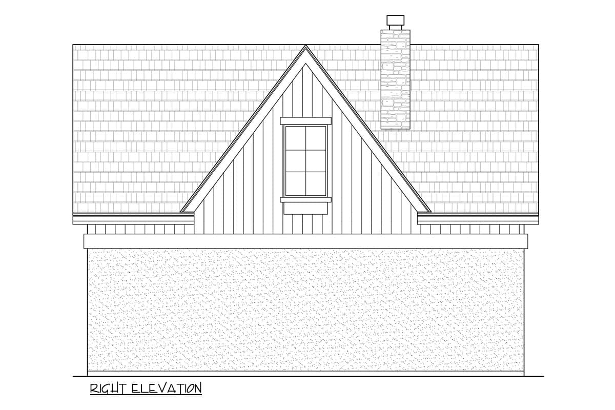Plan 520027RKY: 2-Car Carriage House Plan with Second Floor Studio Apartment - 575 Sq Ft - Image #5 - Carriage, Country, Modern Farmhouse