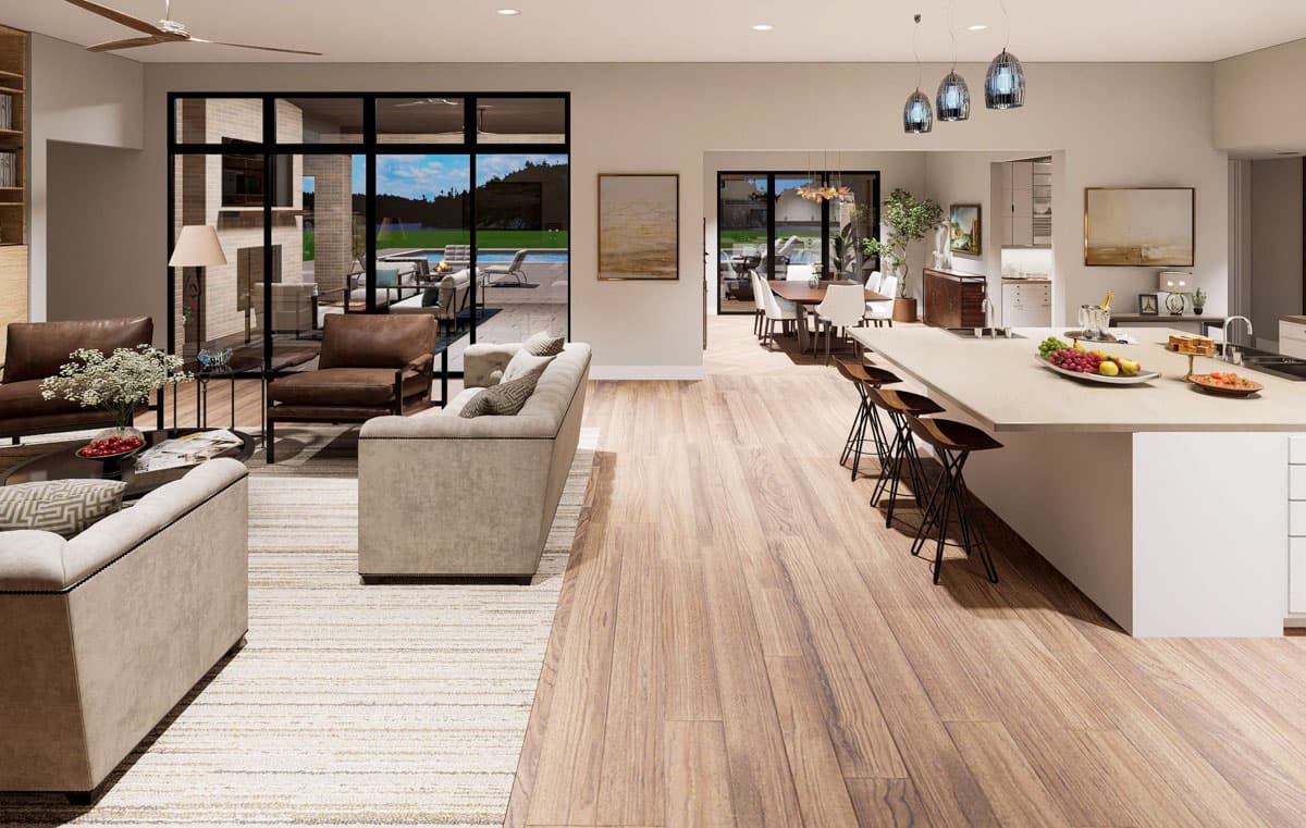 Plan 36710TX: 4-Bed Modern Acadian House Plan with Outdoor Living Space - 4096 Sq Ft  - Image #13 - Acadian, French Country, Southern