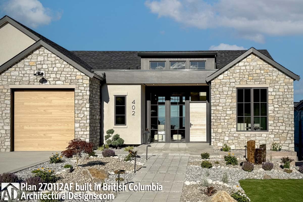 build gallery item - Modern House Plan 270112AF Comes to Life in British Columbia, Canada!  