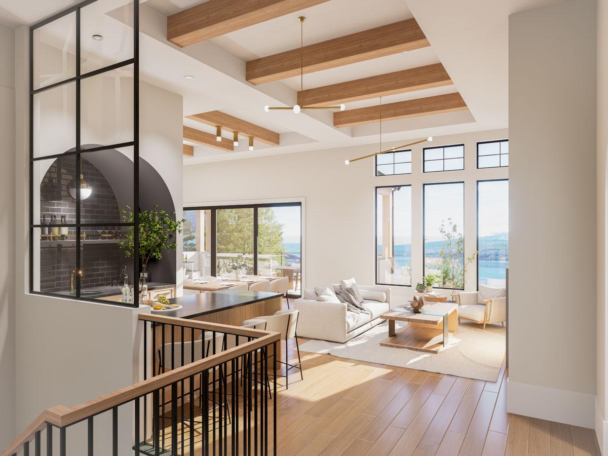 Plan 270112AF: 4-Bed Modern House Plan with Finished Walkout Basement - 3786 Sq Ft - Image #8 - Contemporary, Modern, Northwest, Ranch, Transitional