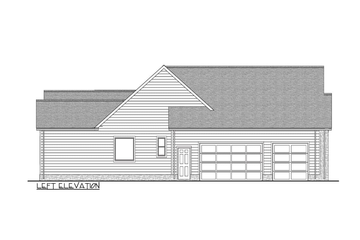 Plan 911050JVD: 3-Bed Country Craftsman Ranch with Open-Concept Floor Plan - 2233 Sq Ft - Image #20 - Country, Craftsman, Ranch, Rustic