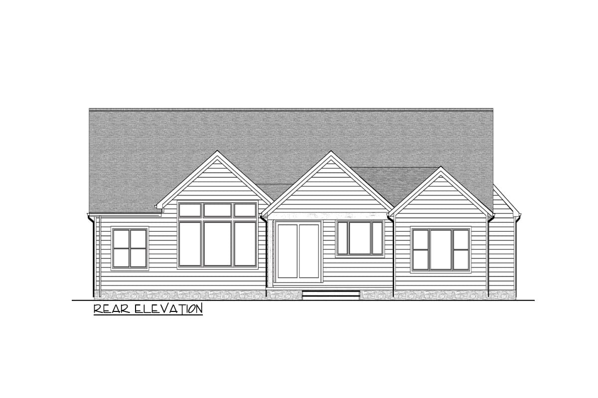 Plan 911050JVD: 3-Bed Country Craftsman Ranch with Open-Concept Floor Plan - 2233 Sq Ft - Image #21 - Country, Craftsman, Ranch, Rustic