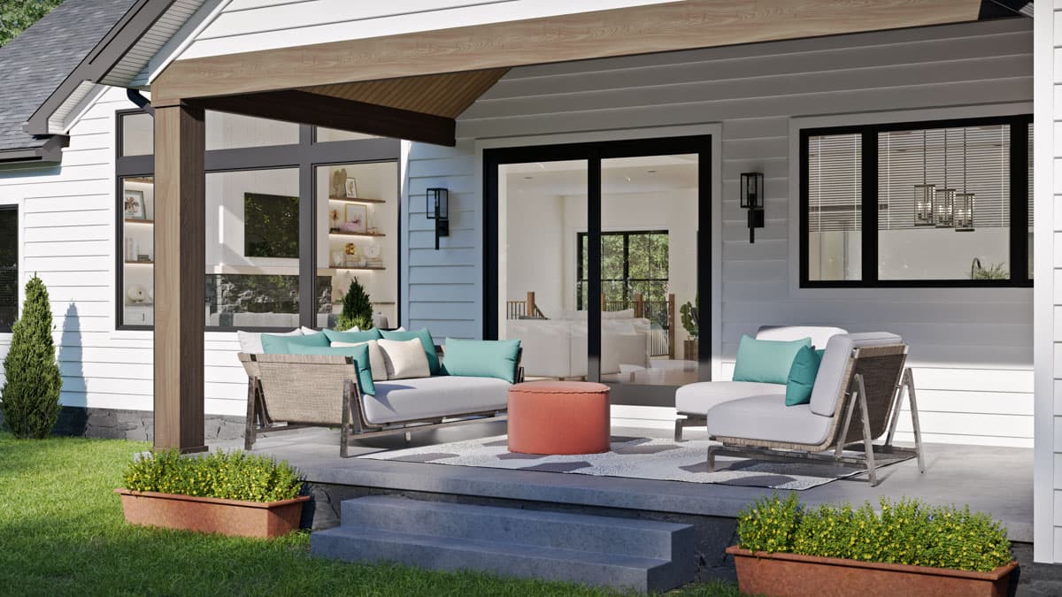 Plan 911050JVD: 3-Bed Country Craftsman Ranch with Open-Concept Floor Plan - 2233 Sq Ft - Image #18 - Country, Craftsman, Ranch, Rustic