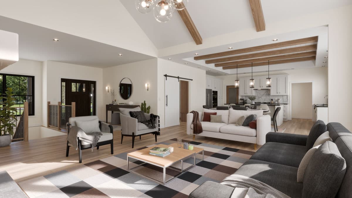 Plan 911050JVD: 3-Bed Country Craftsman Ranch with Open-Concept Floor Plan - 2233 Sq Ft - Image #10 - Country, Craftsman, Ranch, Rustic