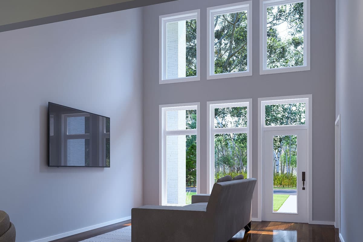 Plan 52391WM: Two-Story Contemporary House Plan with 3 or 4 Beds- 1746 Sq Ft - Image #12 - Contemporary