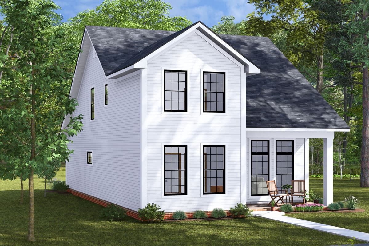 Plan 52392WM: 4-Bed Traditional House Plan with Open-Concept Living Space - 1746 Sq Ft - Image #7 - Country, Traditional