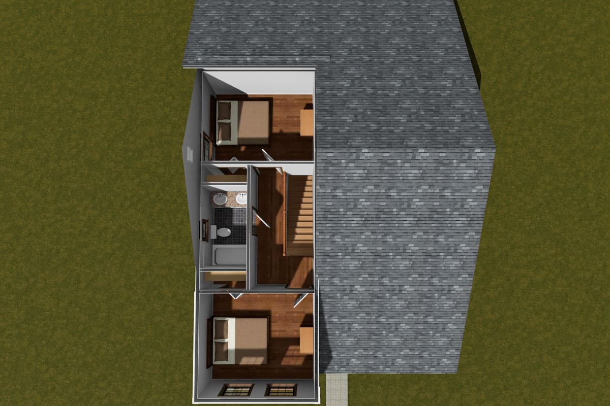 Plan 52392WM: 4-Bed Traditional House Plan with Open-Concept Living Space - 1746 Sq Ft - Image #10 - Country, Traditional