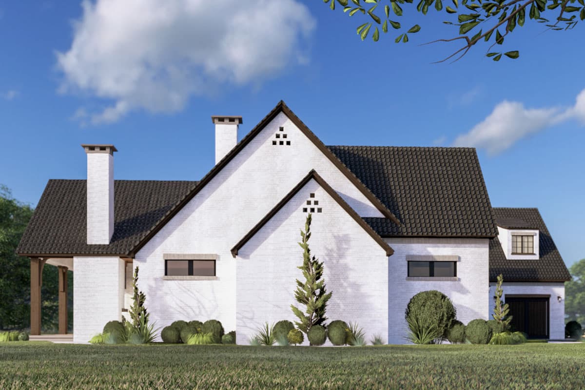 Plan 70908MK: Two-Story European House Plan with Hearth Room - 3755 Sq Ft - Image #7 - European, Traditional