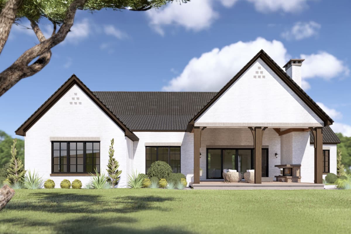 Plan 70908MK: Two-Story European House Plan with Hearth Room - 3755 Sq Ft - Image #8 - European, Traditional