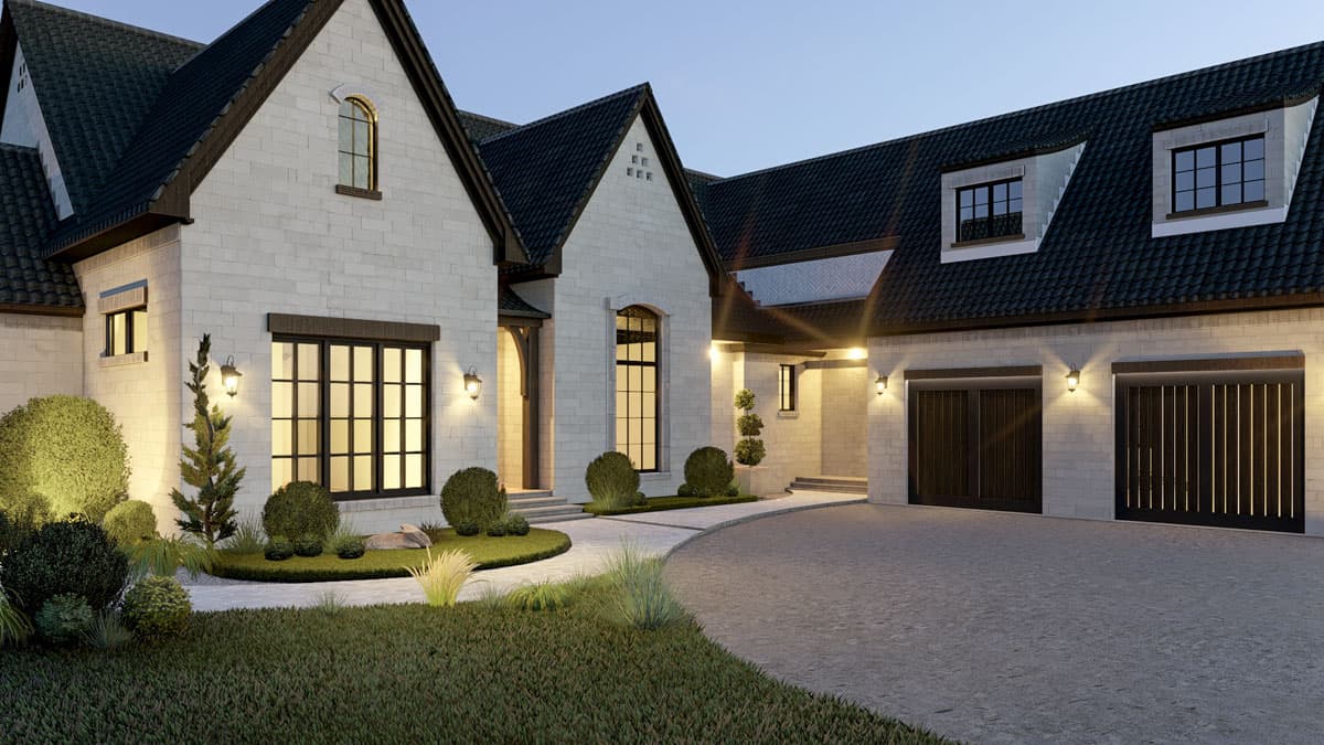 Plan 70908MK: Two-Story European House Plan with Hearth Room - 3755 Sq Ft - Image #11 - European, Traditional