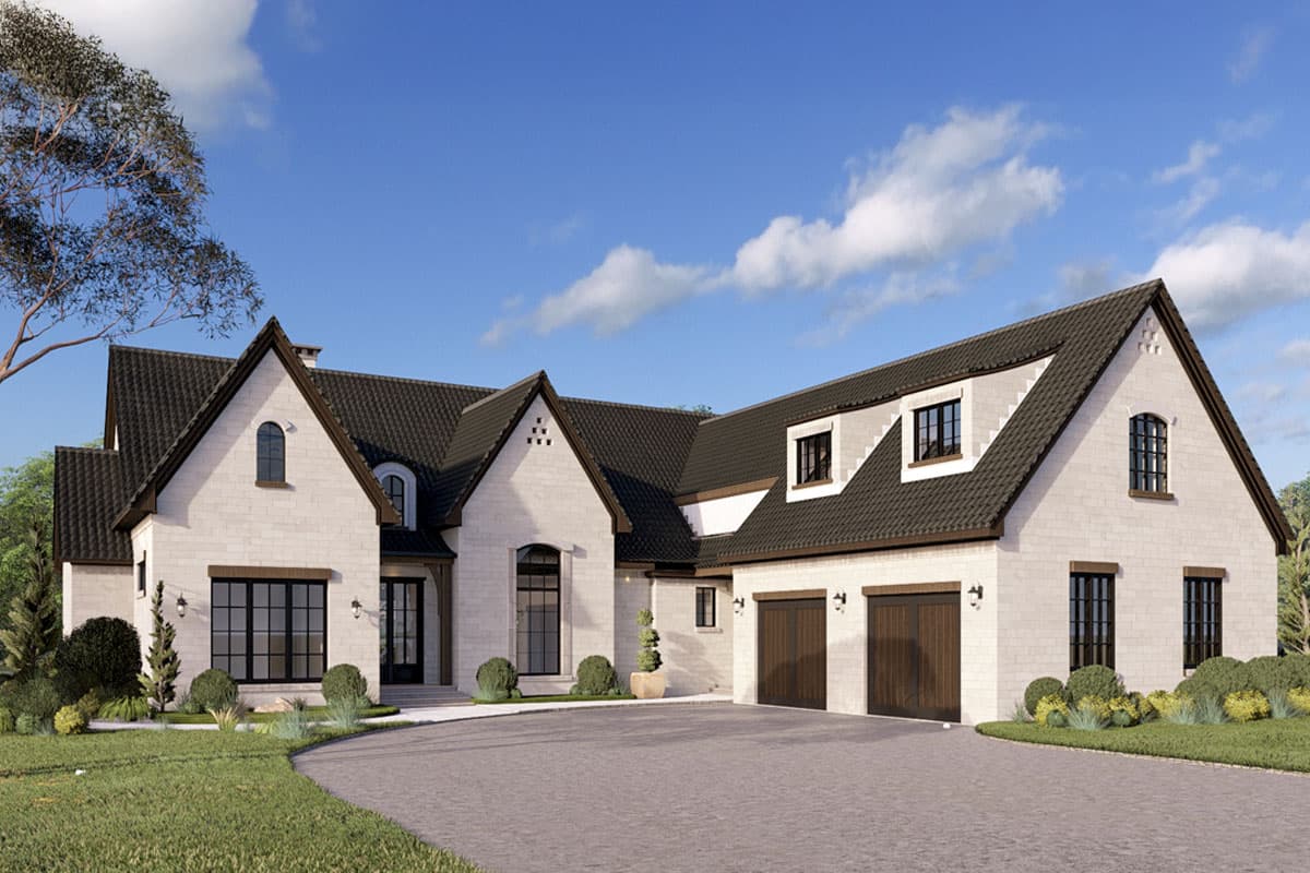 Plan 70908MK: Two-Story European House Plan with Hearth Room - 3755 Sq Ft - Image #10 - European, Traditional