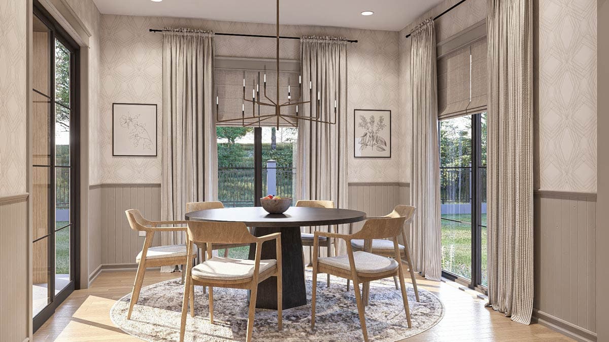 Plan 623465DJ: Two-Story Transitional Farmhouse Plan with Main Level Master - 3571 Sq Ft - Image #12 - Contemporary, Farmhouse, Modern Farmhouse, Transitional