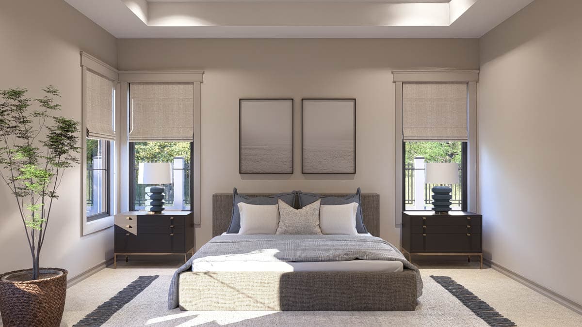 Plan 623465DJ: Two-Story Transitional Farmhouse Plan with Main Level Master - 3571 Sq Ft - Image #10 - Contemporary, Farmhouse, Modern Farmhouse, Transitional